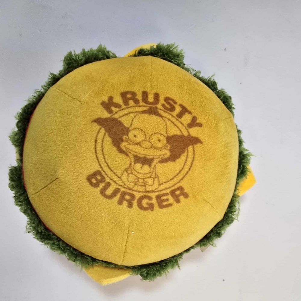 Universal Studios The Simpsons Krusty Burger Plush Stuffed Toy